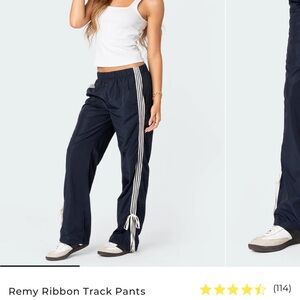 Edikted Black Track Pants